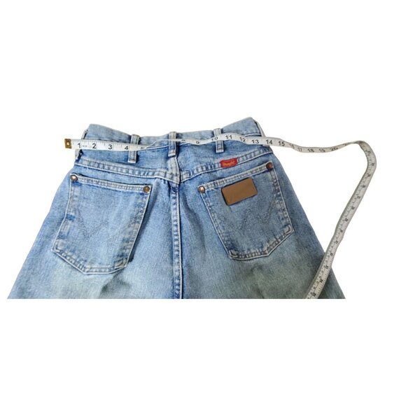 Vintage Wrangler Blue Denim Jeans 9x36 Relaxed Fit Straight Leg Classic 90s Styl - Picture 8 of 10